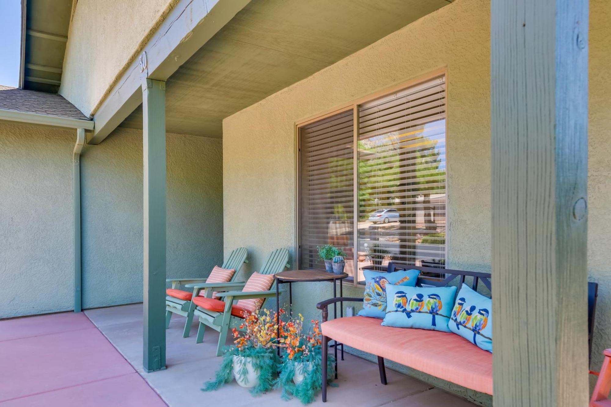 Red Rock Retreat With Patio 3 Mi To Downtown Sedona Villa Exterior foto